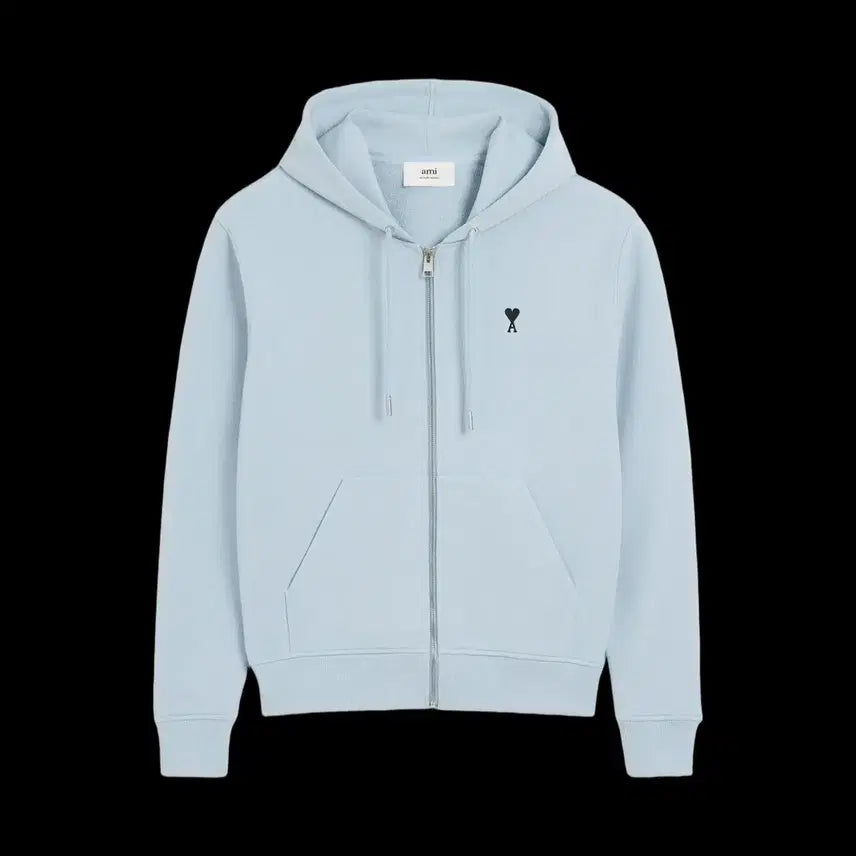 [BUNJANG] AMI de Coeur Small Logo Full Zip-up Hoodie / 아미 드 꾀흐 스몰로고 풀 집업[신상품/4가지색상]