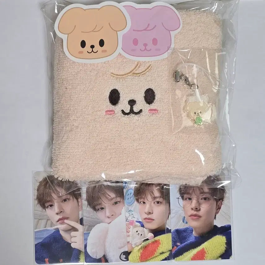 [BUNJANG] Stray Kids SKZ Fanmeeting Gift Bundle Set / 스키즈 팬미팅 입장 기프트 퍼핌 타월 키링 컨페티 특전 포카 승민