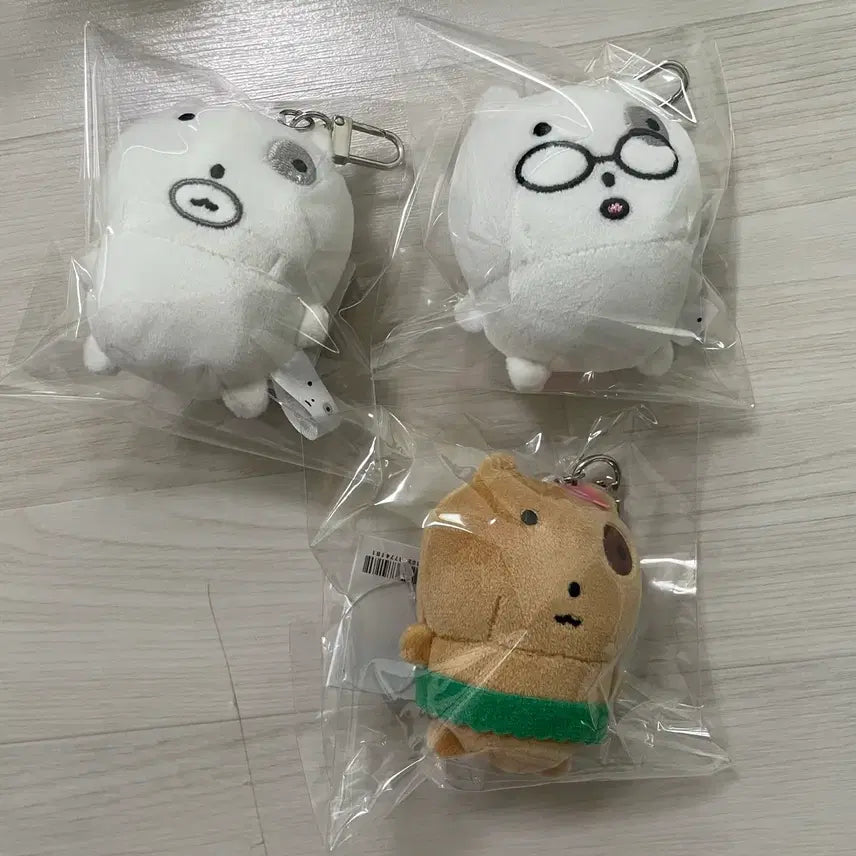 [SOLD OUT] (세트) 눈멍냥이 태닝눈멍 안경잽이눈멍 체력고갈눈멍 눈멍이 키링 인형