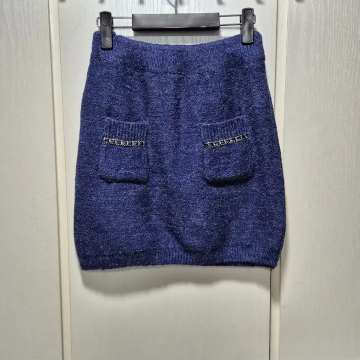 [BUNJANG] Vtg Navy Blue Cardigan Skirt Set / (세일)(새상품)vtg 네이비블루 가디건 스커트 셋업