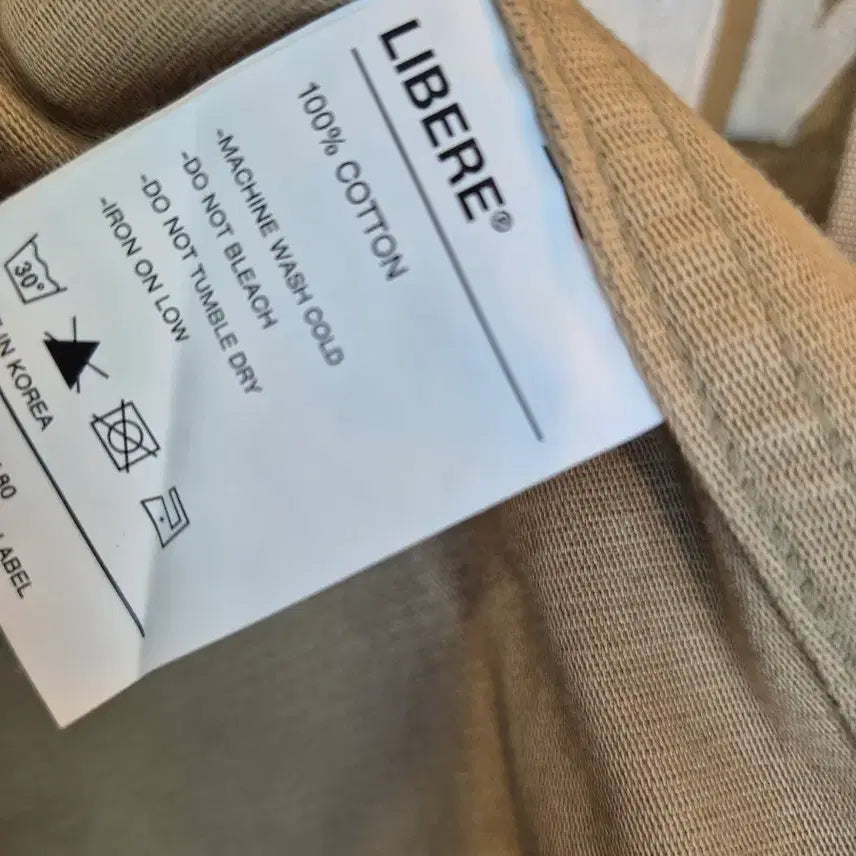 [BUNJANG] LIBERE Khaki Short Sleeve Shirt / LIBERE 리베레 카키색 반팔 셔츠