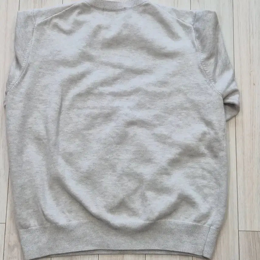 [BUNJANG] Round Neck Long Sleeve Knit Beige / 라운드넥 긴팔 니트 베이지