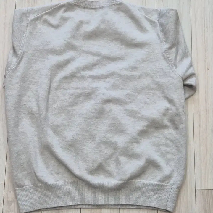 [BUNJANG] Round Neck Long Sleeve Knit Beige / 라운드넥 긴팔 니트 베이지