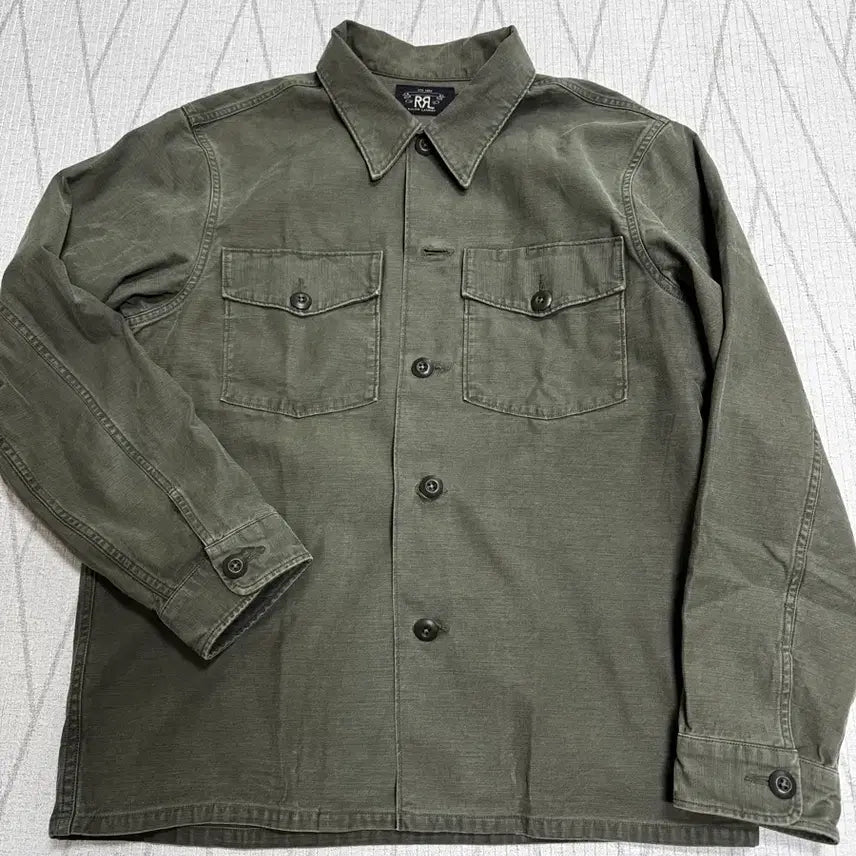 [BUNJANG] RRL Reverse Satin Overshirt / 더블알엘 RRL 리버스 새틴 오버셔츠 M