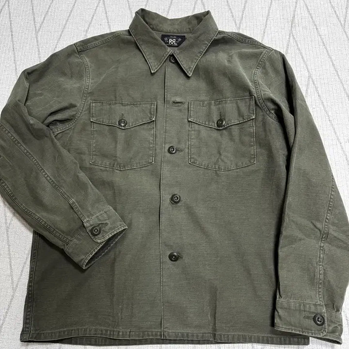 [BUNJANG] RRL Reverse Satin Overshirt / 더블알엘 RRL 리버스 새틴 오버셔츠 M