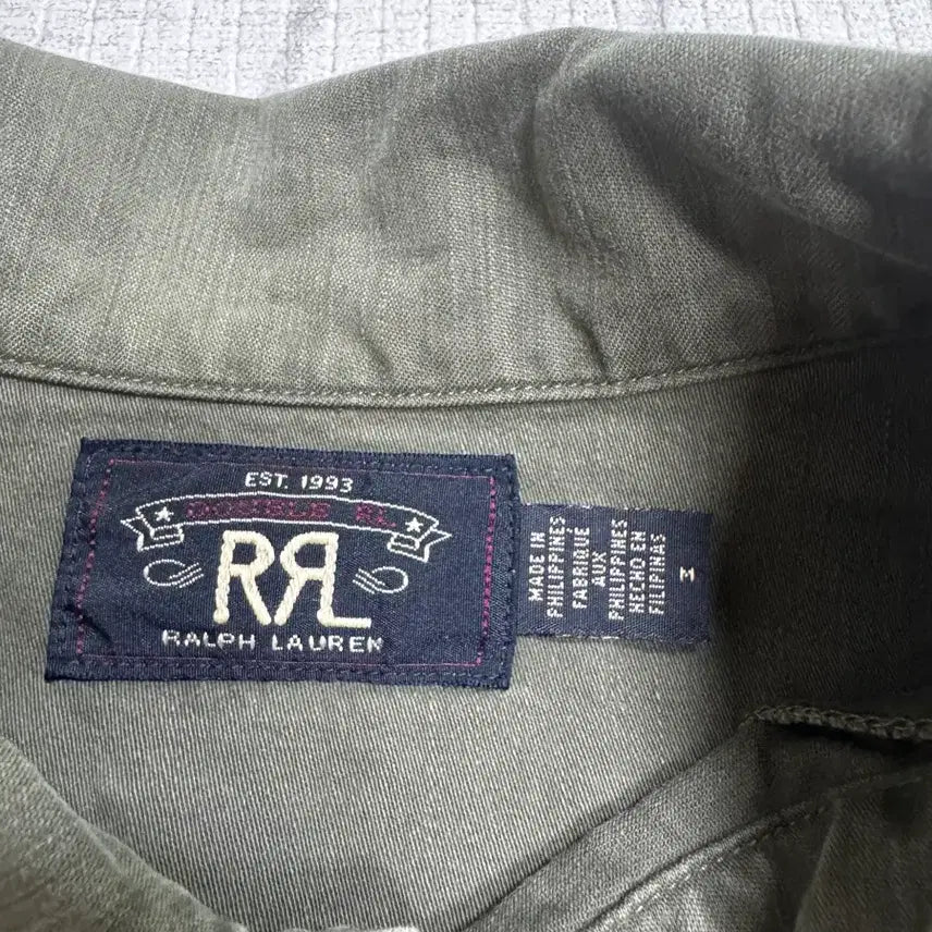 [BUNJANG] RRL Reverse Satin Overshirt / 더블알엘 RRL 리버스 새틴 오버셔츠 M