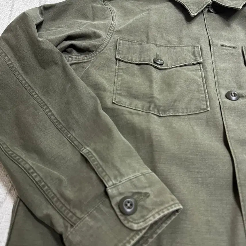 [BUNJANG] RRL Reverse Satin Overshirt / 더블알엘 RRL 리버스 새틴 오버셔츠 M
