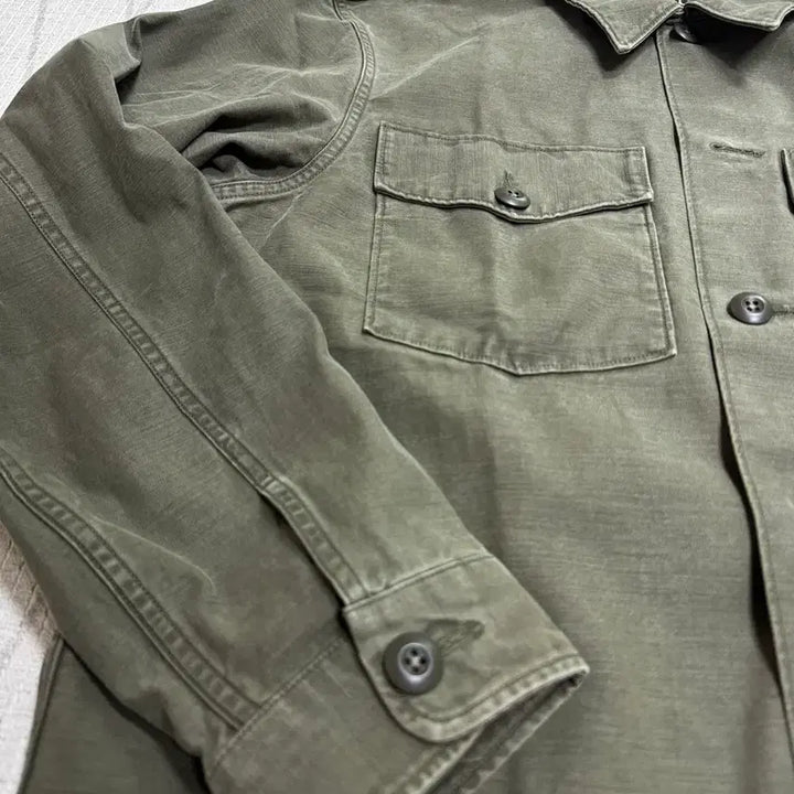[BUNJANG] RRL Reverse Satin Overshirt / 더블알엘 RRL 리버스 새틴 오버셔츠 M