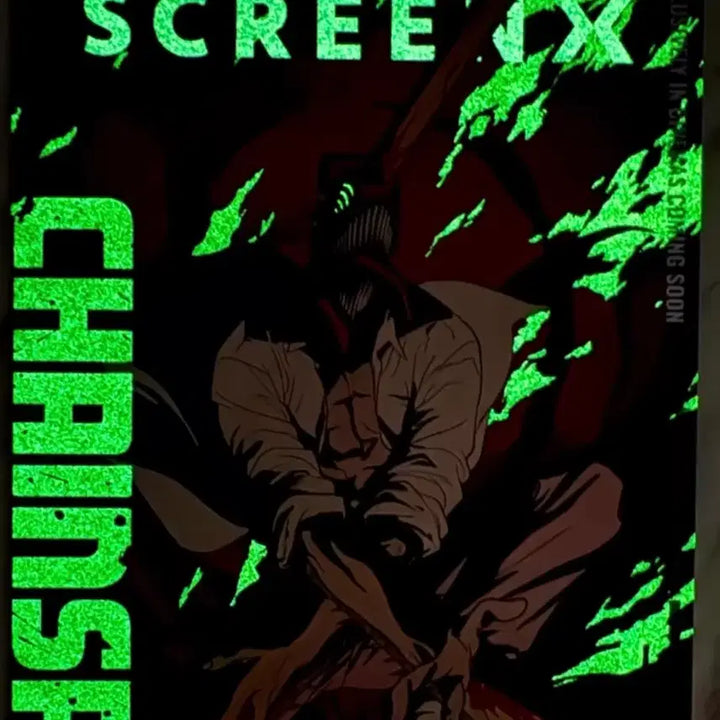 [BUNJANG] Chainsaw Man Taiwan ScreenX Glow-in-the-Dark Poster / 체인소맨 대만 스크린엑스 야광포