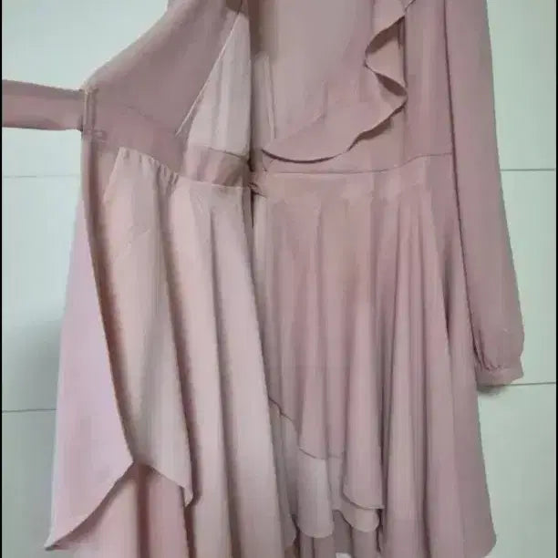 [BUNJANG] Milkcocoa Frill Wrap Long Dress / (새상품)밀크코코아 프릴 랩 롱원피스