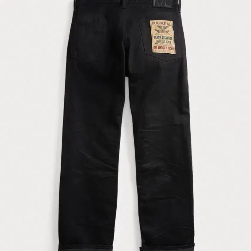 [BUNJANG] RRL Black 5-Pocket Denim Pants / 더블알엘 데님 팬츠. 블랙 5포켓 데님 32/30