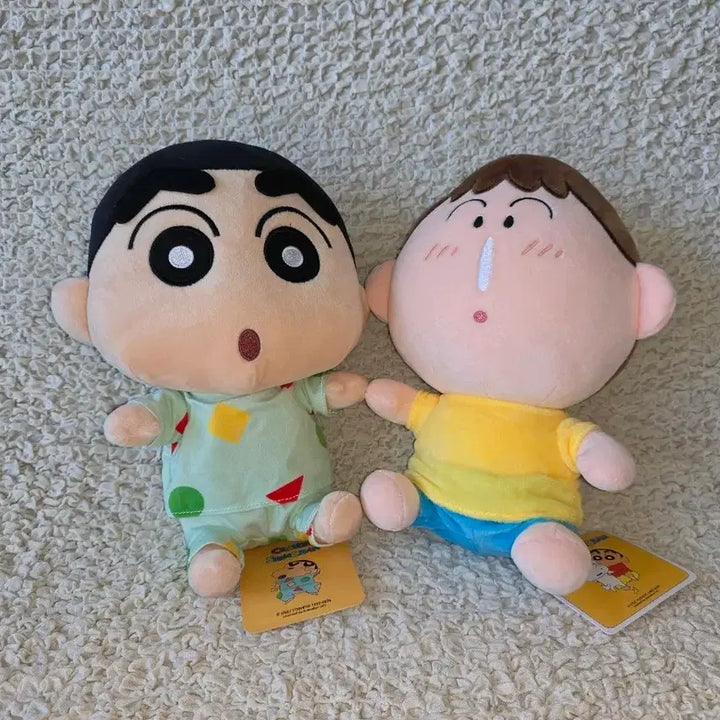[BUNJANG] Crayon Shin-chan Shinnosuke &amp; Masao Friendship 25cm Plush Set / (택0)짱구는 못말려 짱구&amp;맹구 우정 25cm 봉제인형