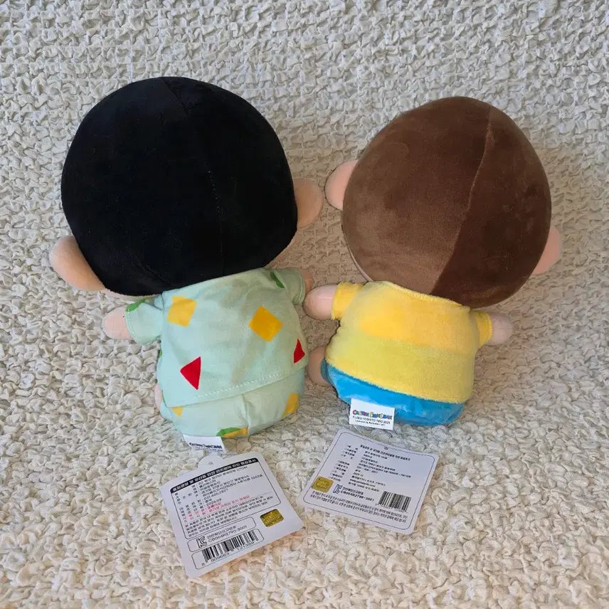 [BUNJANG] Crayon Shin-chan Shinnosuke &amp; Masao Friendship 25cm Plush Set / (택0)짱구는 못말려 짱구&amp;맹구 우정 25cm 봉제인형