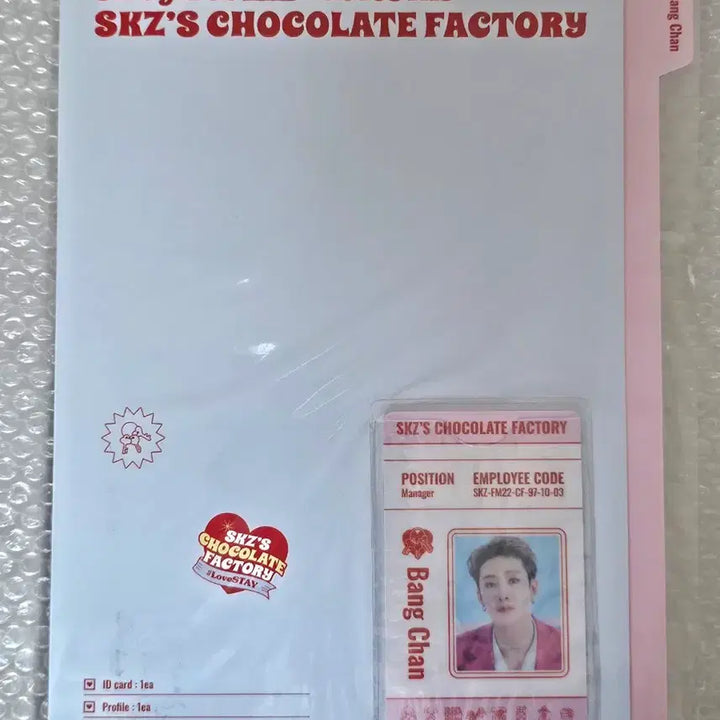 [SOLD OUT] 스트레이키즈 방찬 팬미팅 초콜릿팩토리 프로필파일 세트(미개봉)