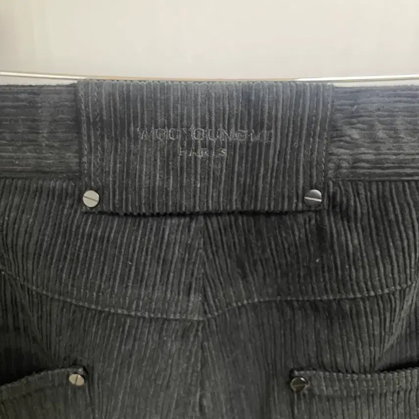 [BUNJANG] Wooyoungmi Corduroy Cargo Pants Black 50 / 우영미 파리 코듀로이 카고 팬츠 블랙 50