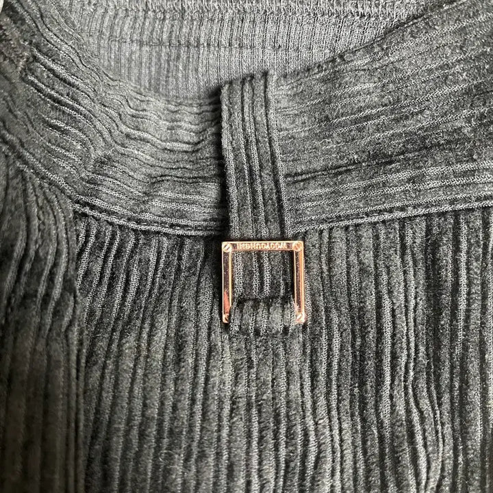 [BUNJANG] Wooyoungmi Corduroy Cargo Pants Black 50 / 우영미 파리 코듀로이 카고 팬츠 블랙 50