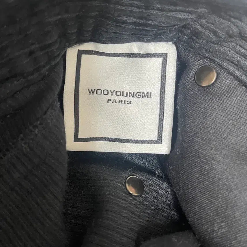 [BUNJANG] Wooyoungmi Corduroy Cargo Pants Black 50 / 우영미 파리 코듀로이 카고 팬츠 블랙 50
