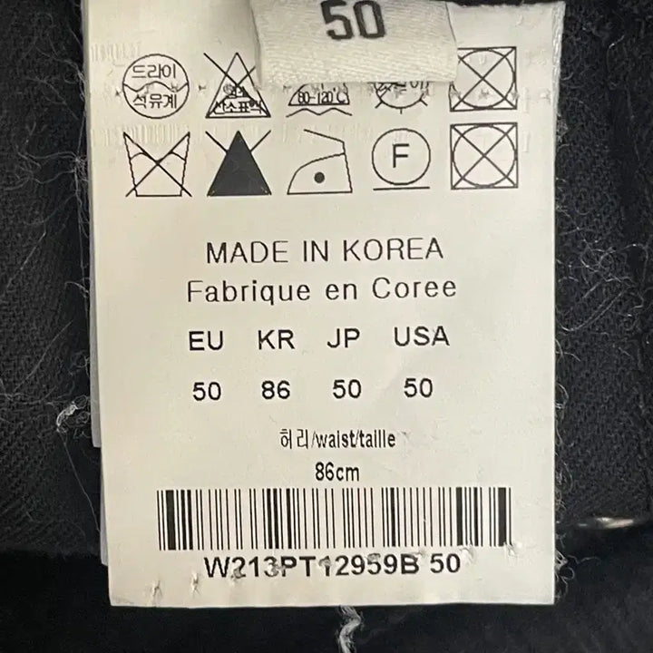 [BUNJANG] Wooyoungmi Corduroy Cargo Pants Black 50 / 우영미 파리 코듀로이 카고 팬츠 블랙 50