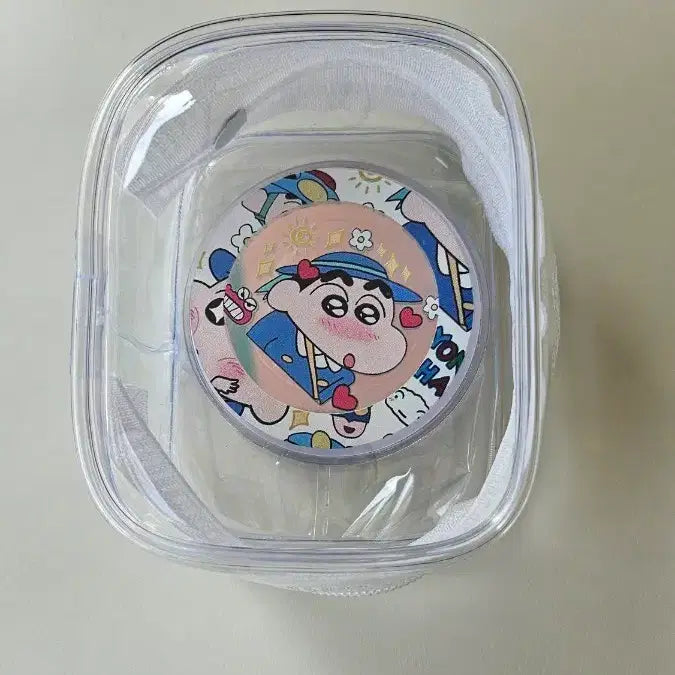 [SOLD OUT] 짱구는못말려 투명파우치+그립톡(맥세이프)