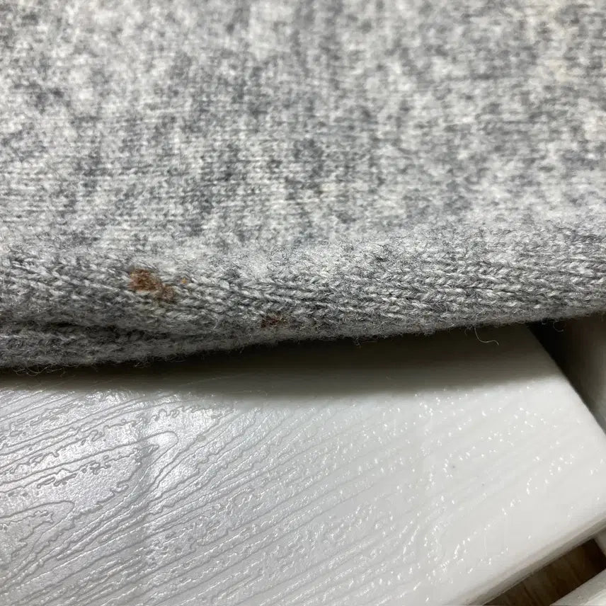 [BUNJANG] Comme des Garcons White Patch V-neck Cardigan / [M]꼼데가르송 브이넥 가디건 화이트패치 0441