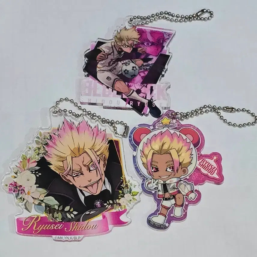 [BUNJANG] Blue Lock Seishiro Nagi Keyring Bundle Set / 블루록 시도 류세이 키링 일괄