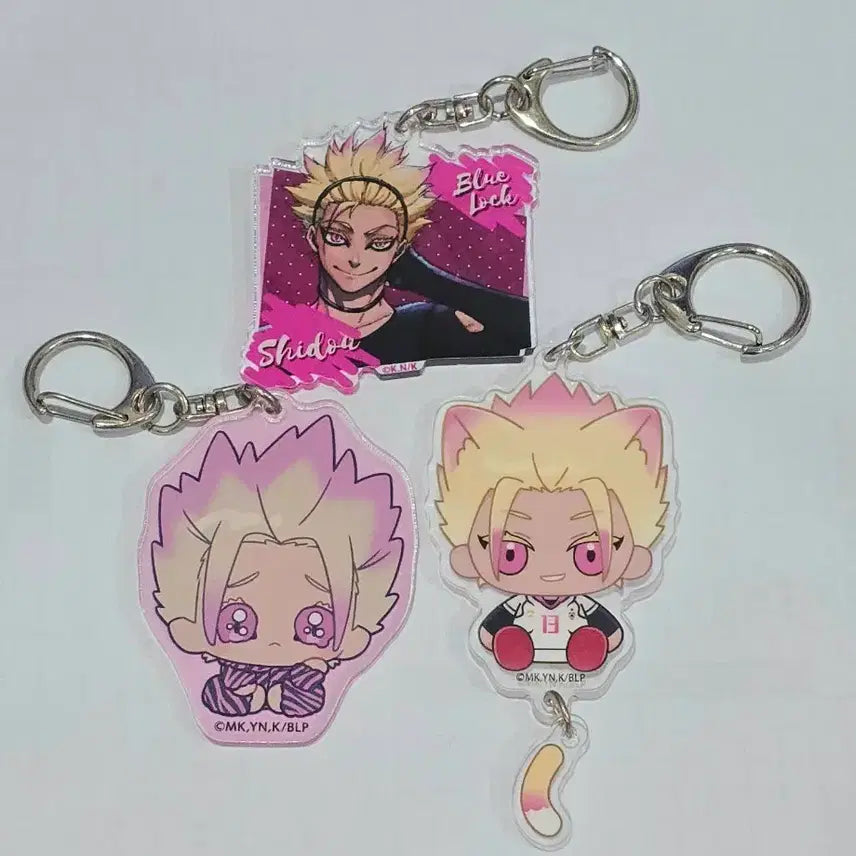 [BUNJANG] Blue Lock Seishiro Nagi Keyring Bundle Set / 블루록 시도 류세이 키링 일괄2