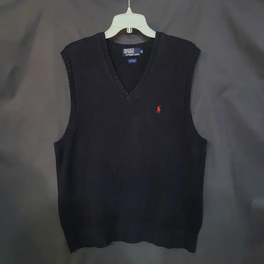 [BUNJANG] Ralph Lauren Faded Cotton Knit Vest / Ralph Lauren 랄프로렌 빈티지 페이디드 코튼 니트 베스트