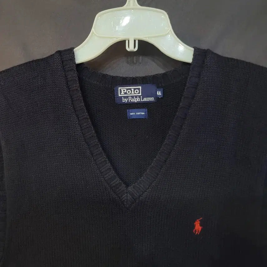 [BUNJANG] Ralph Lauren Faded Cotton Knit Vest / Ralph Lauren 랄프로렌 빈티지 페이디드 코튼 니트 베스트