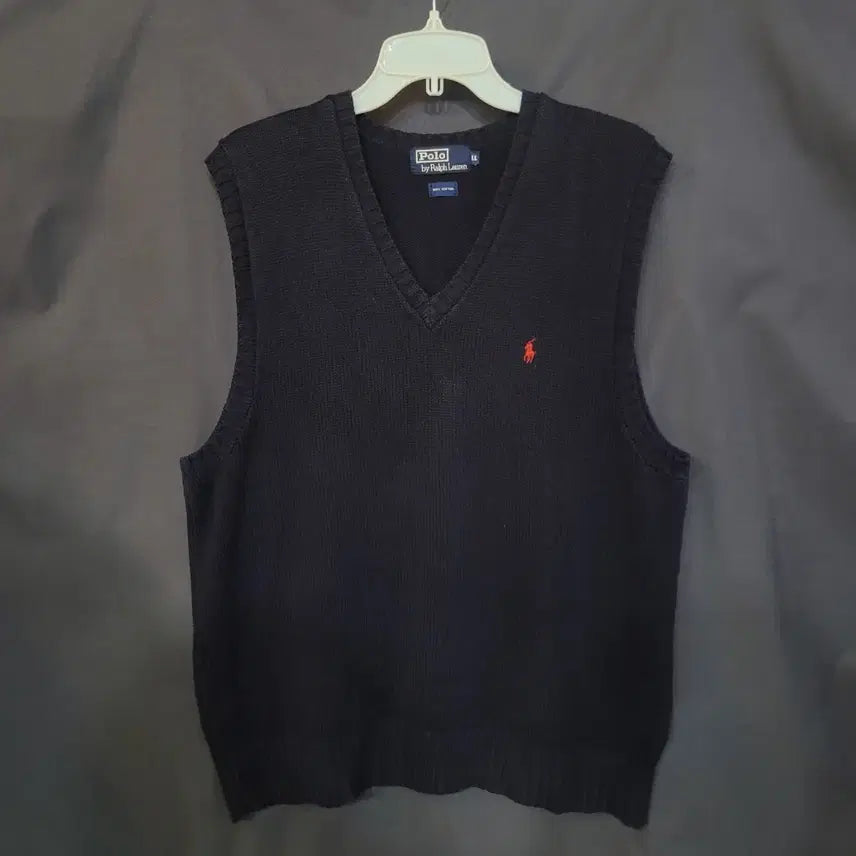 [BUNJANG] Ralph Lauren Faded Cotton Knit Vest / Ralph Lauren 랄프로렌 빈티지 페이디드 코튼 니트 베스트