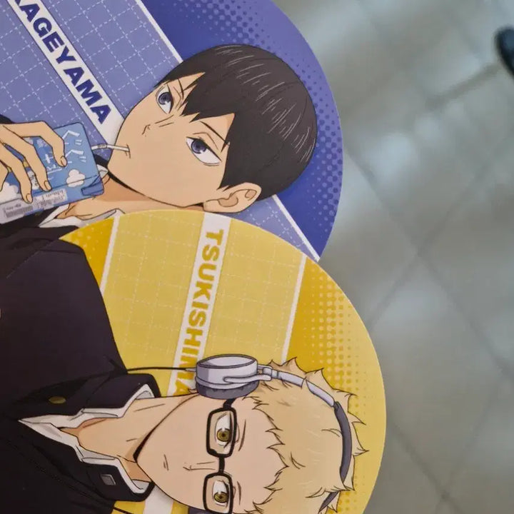 [BUNJANG] Haikyu Pop-Up Kageyama &amp; Tsukishima Coaster / 하이큐 팝업 특전 코스터_카게야마, 츠키시마