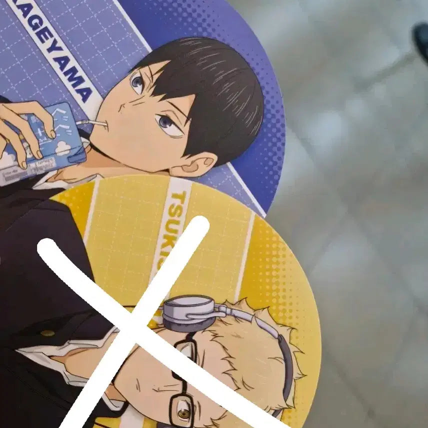 [BUNJANG] Haikyu Pop-Up Kageyama &amp; Tsukishima Coaster / 하이큐 팝업 특전 코스터_카게야마, 츠키시마
