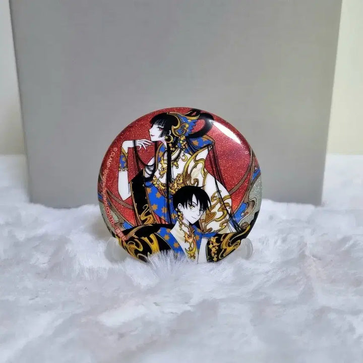 [BUNJANG] CLAMP xxxHOLiC Yuko &amp; Watanuki Illustration Badge / CLAMP xxx홀릭 유코 &amp; 와타누키 시그니처 일러스트 캔뱃지