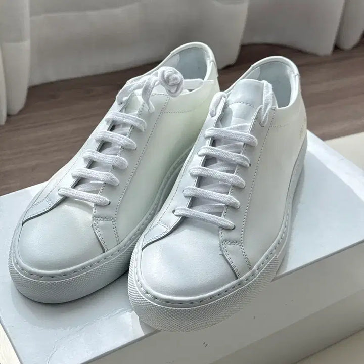[BUNJANG] Common Projects Achilles Low White Sneakers / 커먼프로젝트 오리지날 아킬레스 로우 화이트 36W