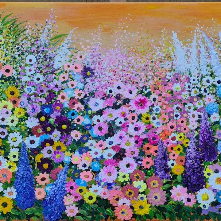 [BUNJANG] Small Spring Promise Canvas Painting / 작은 봄의 약속
