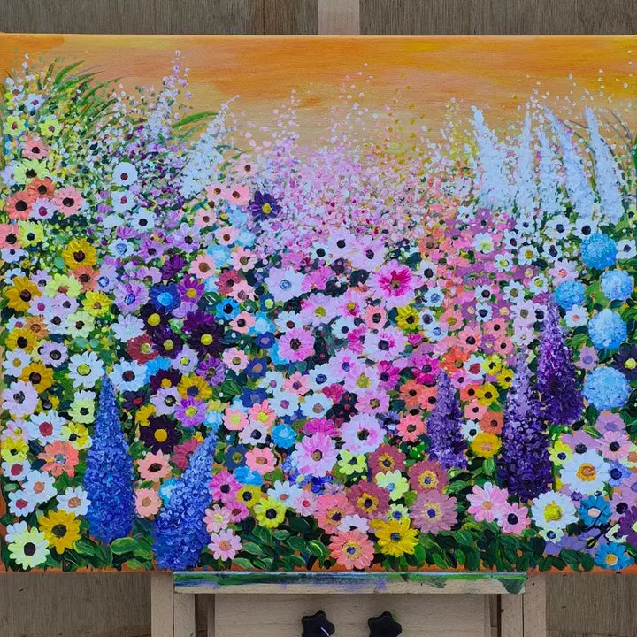 [BUNJANG] Small Spring Promise Canvas Painting / 작은 봄의 약속