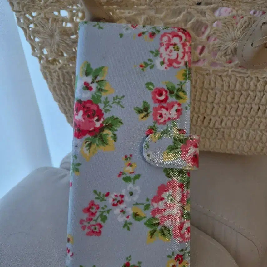 [BUNJANG] Floral Pattern Card Wallet / 플라워 카드지갑 레트로
