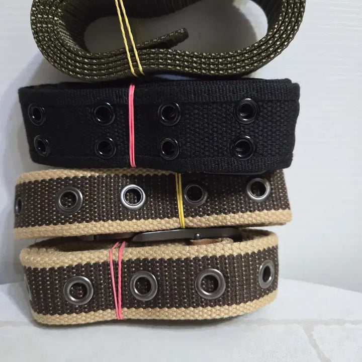 [BUNJANG] Knit Belt (Set of 4) / 니트 벨트:(4종)