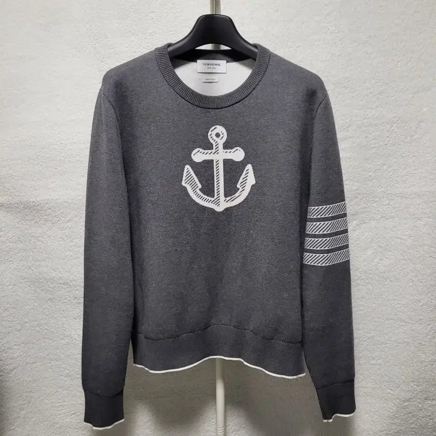 [BUNJANG] Thom Browne Anchor Jacquard Knit / [신형/새상품급] 5 / 톰브라운 앵커 자카드 니트