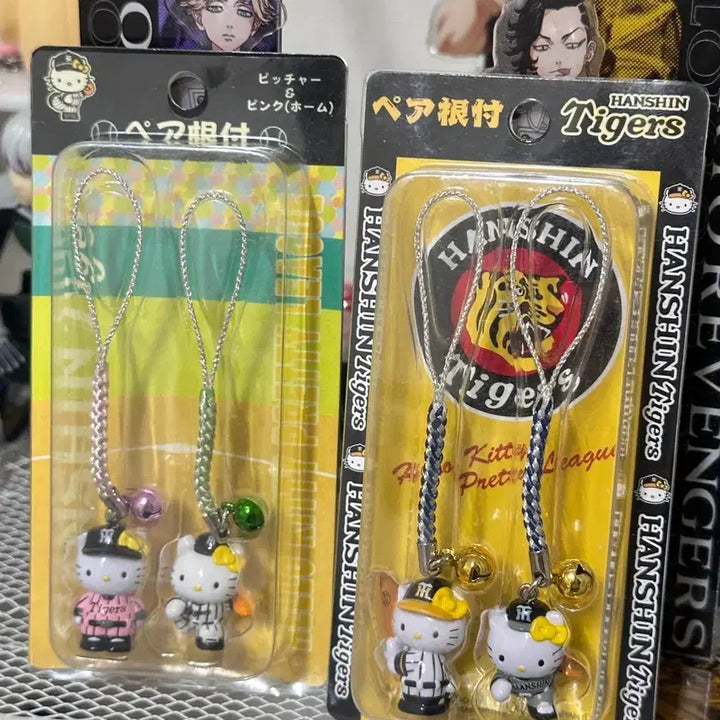 [BUNJANG] Hanshin Tigers Kitty Strap / 한신 타이거즈 야구 키티 스트랩 키티스트랩