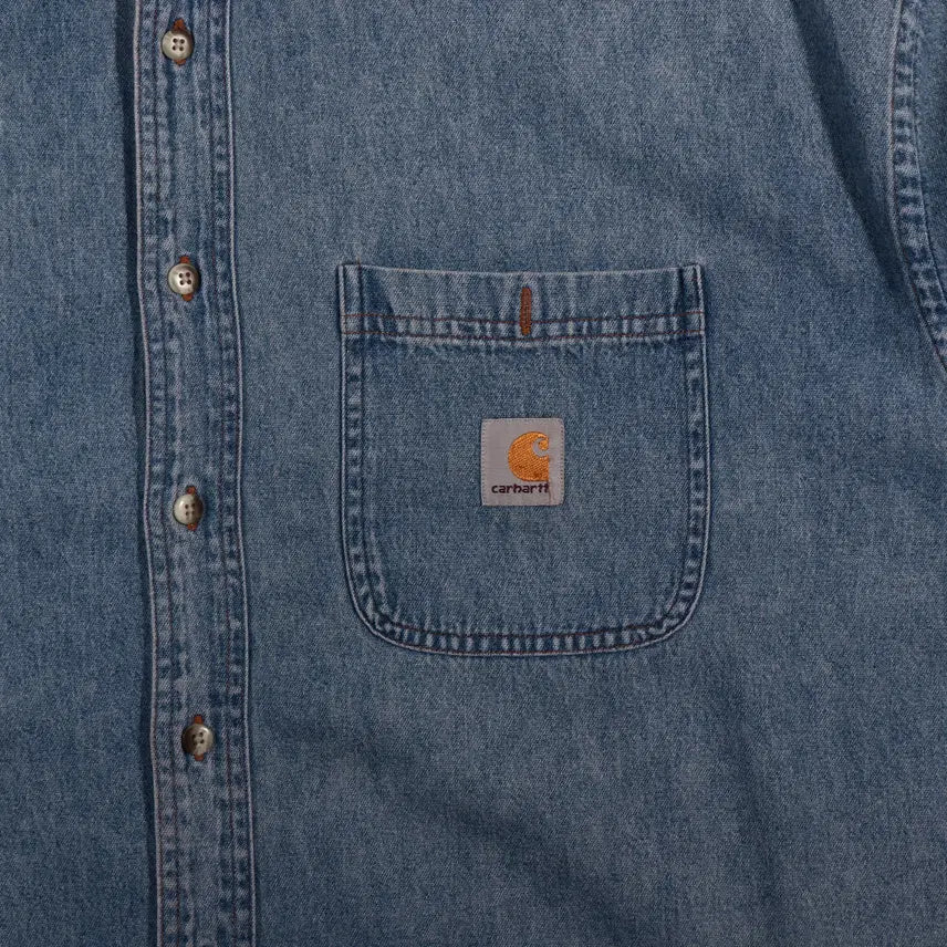 [SOLD OUT] 칼하트 데님 반팔셔츠 C674