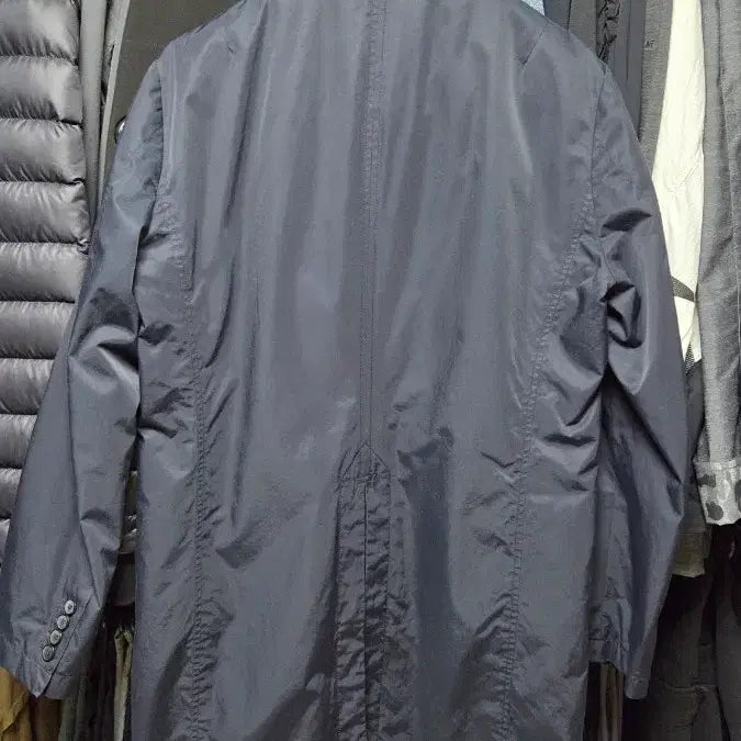 [BUNJANG] BON Z-Flower Navy Quilted Coat / BON 지플로워 코트 100 네이비 퀼팅 안감