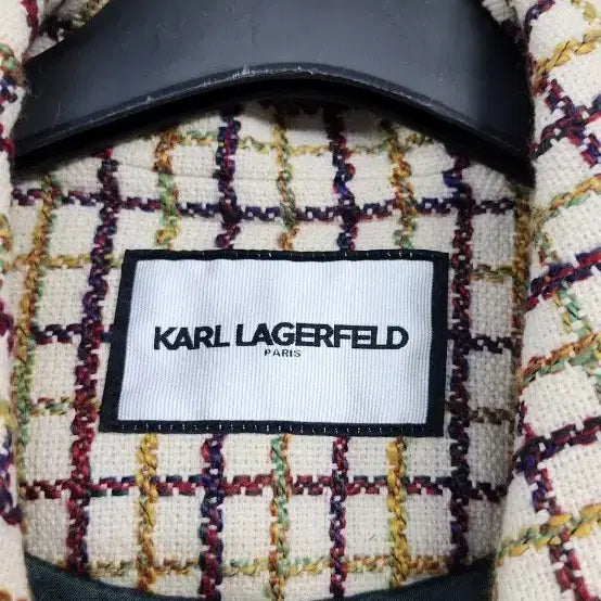 [BUNJANG] Karl Lagerfeld Check Tweed Oversized Jacket / 칼 라거펠트 체크 트위드 오버핏자켓5566