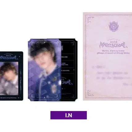 [SOLD OUT] 스트레이키즈 아이엔 팬미팅 매직스쿨 입학통지서 세트(미개봉)
