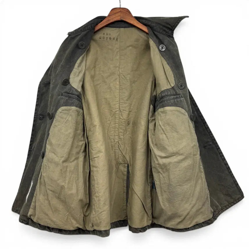 [SOLD OUT] Spiewak 캔버스 피코트 L