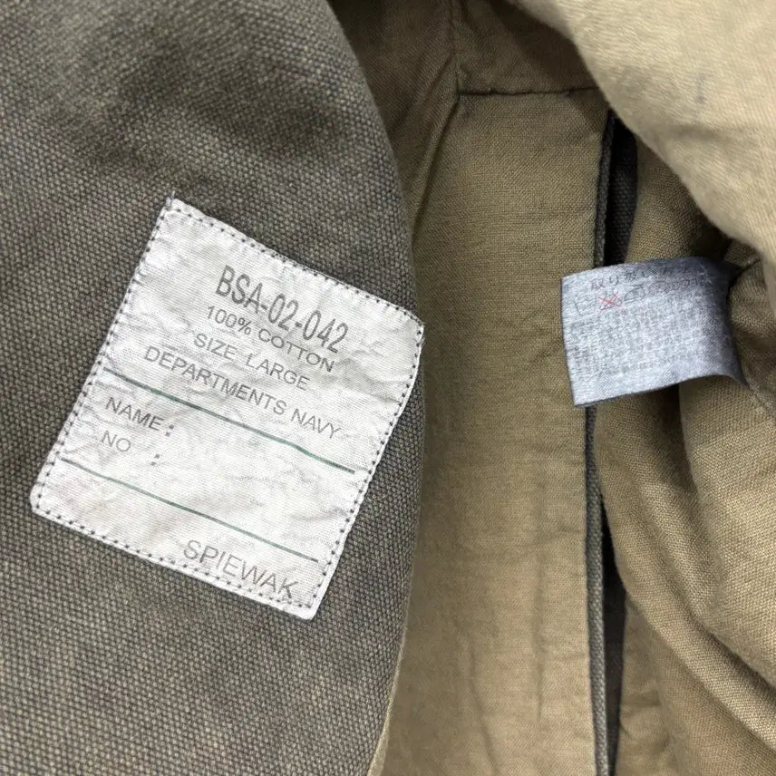 [SOLD OUT] Spiewak 캔버스 피코트 L