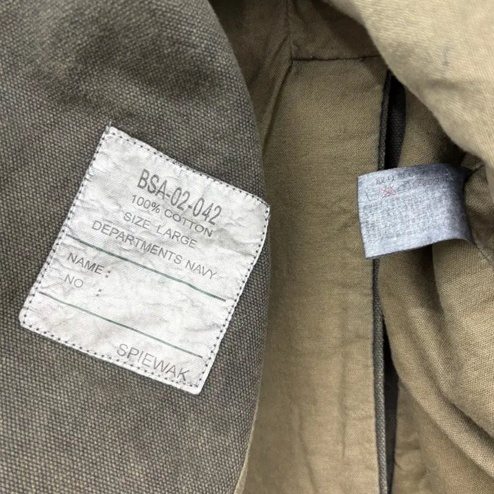 [SOLD OUT] Spiewak 캔버스 피코트 L