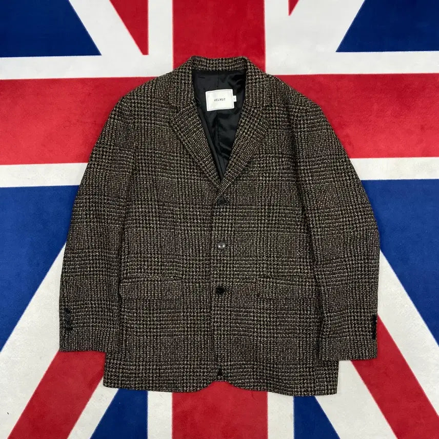 [BUNJANG] Vintage Minimal Check Blazer L / 빈티지 체크 미니멀 블레이져 L