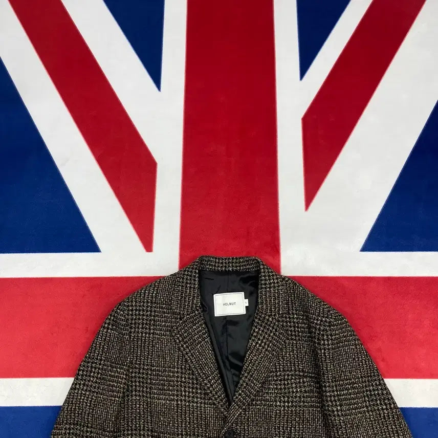 [BUNJANG] Vintage Minimal Check Blazer L / 빈티지 체크 미니멀 블레이져 L
