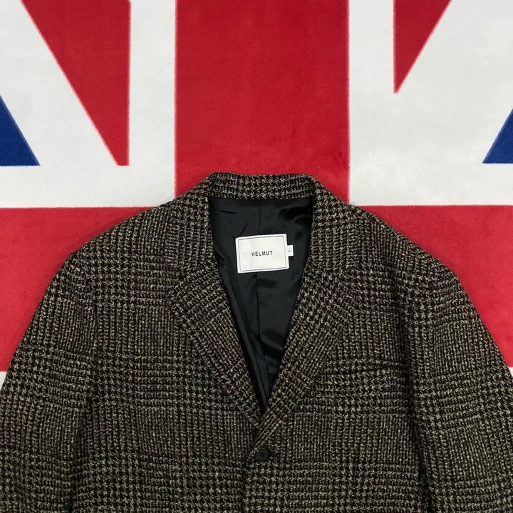 [BUNJANG] Vintage Minimal Check Blazer L / 빈티지 체크 미니멀 블레이져 L