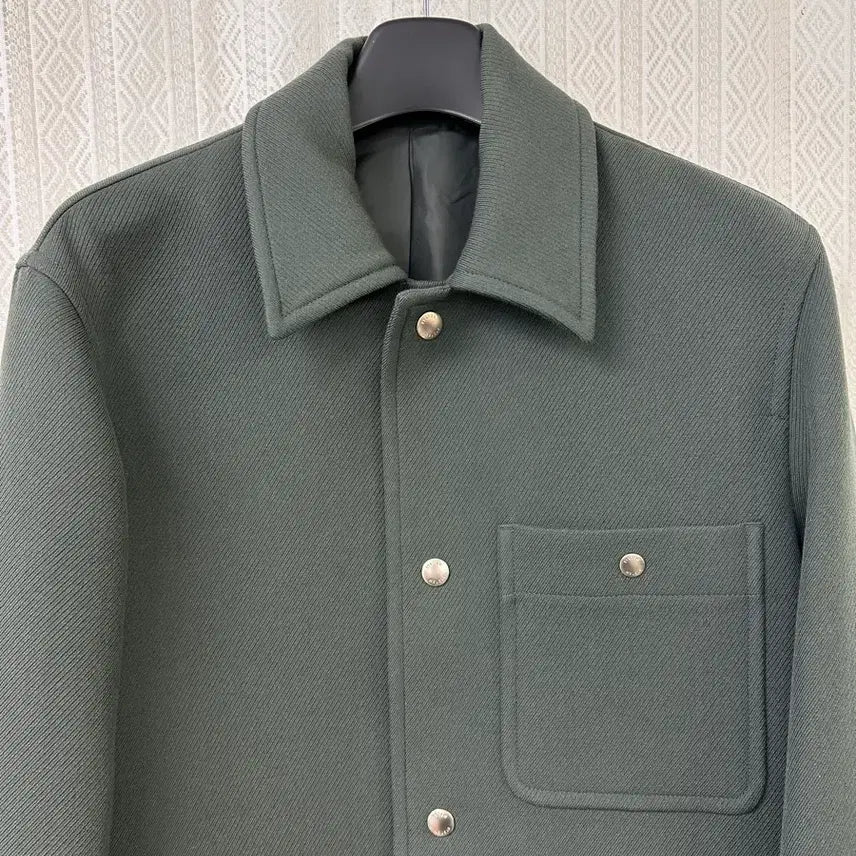 [BUNJANG] System Homme Oversized Wool Trucker Jacket - Khaki / (100)시스템옴므 21FW 오버핏 울 트러커 자켓 카키